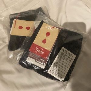2x BNWT Thinx Sleep Shorts in Black Size S Small